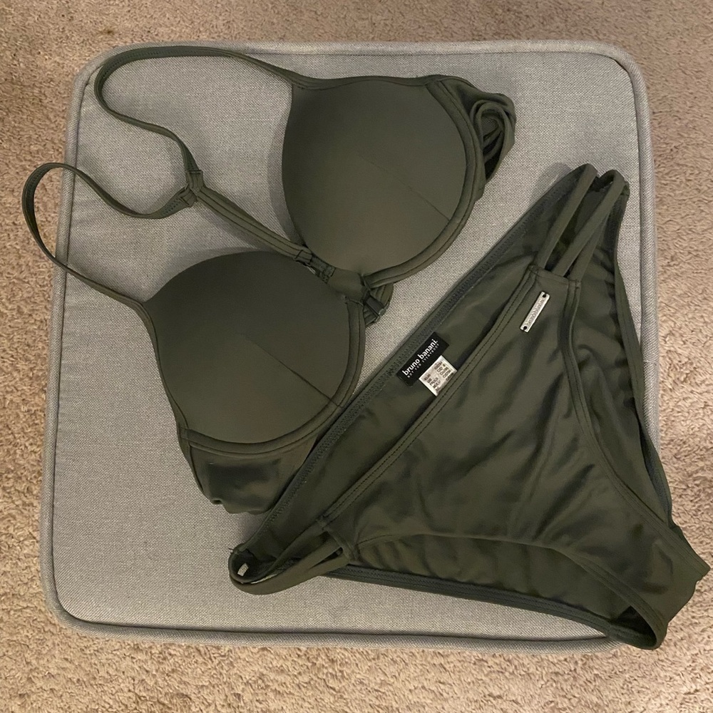 Olive Green Women's Bikini Set 34C